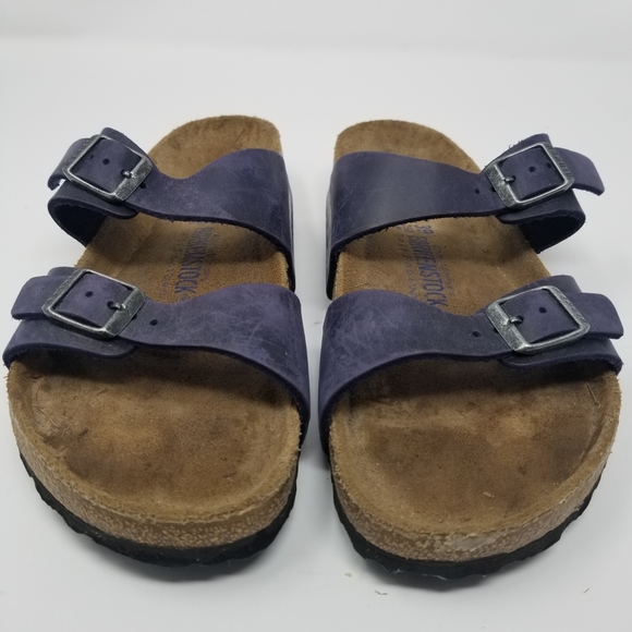 birkenstock purple clogs